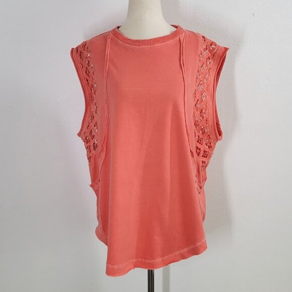 FREE PEOPLE table for two tee sleeveless Sz S NEW - Picture 3 of 9